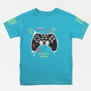 Boys T-Shirt Lets Play - Blue