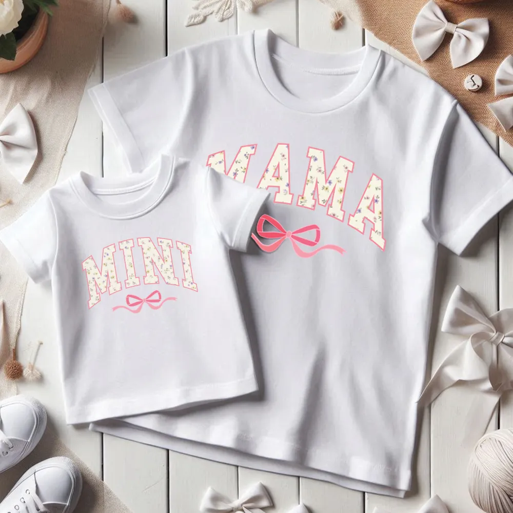 Coquette Mama & Mini Floral Matching T-Shirts