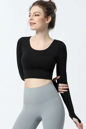 Crisscross Sexy Back Cropped Shirt Built-in Bra