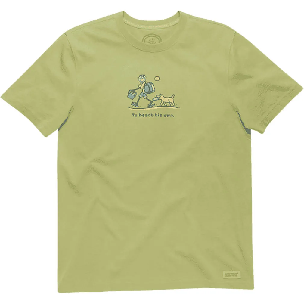 Crusher To Beach His Own T-Shirt by Life is good