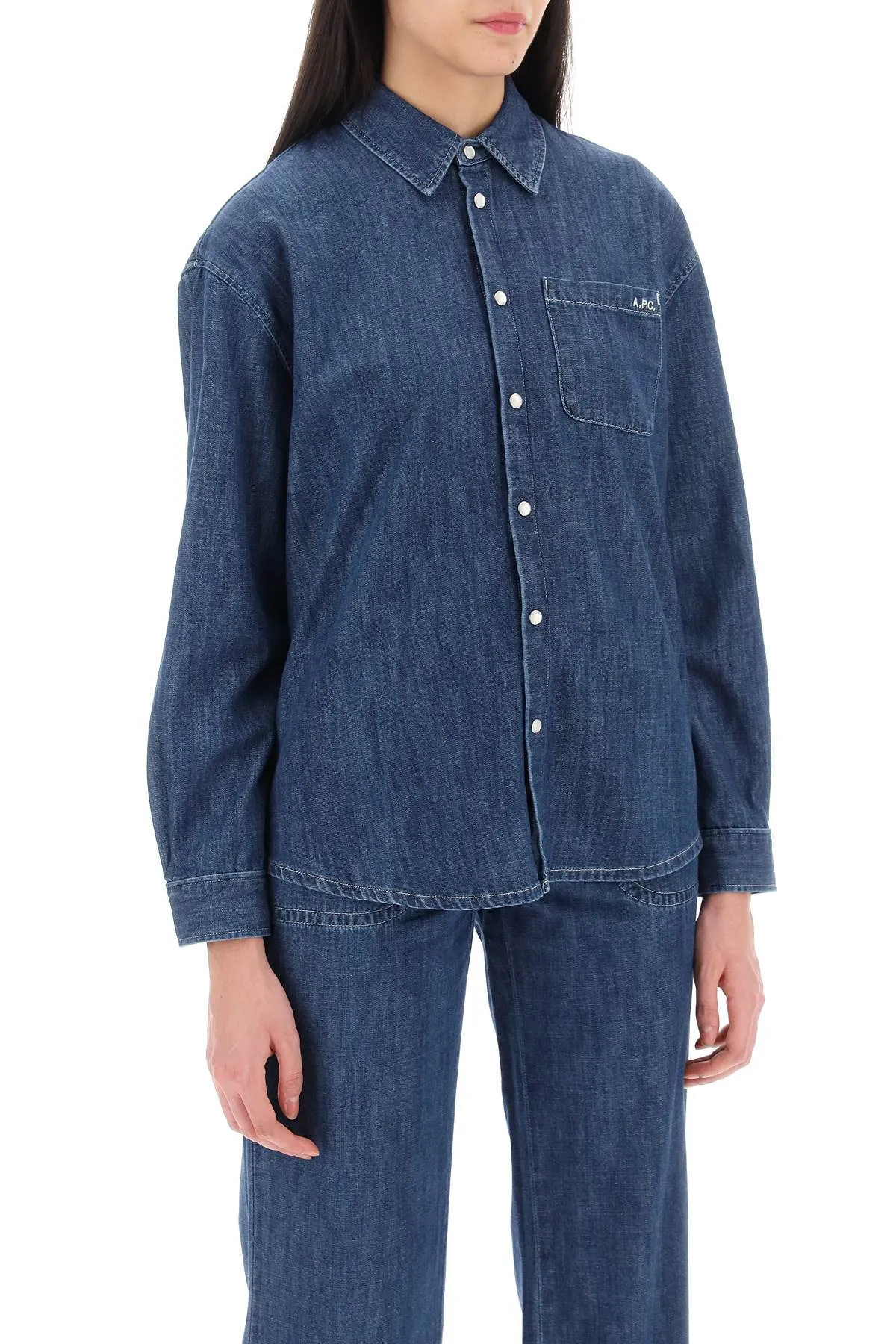 denim brodee boyfriend shirt