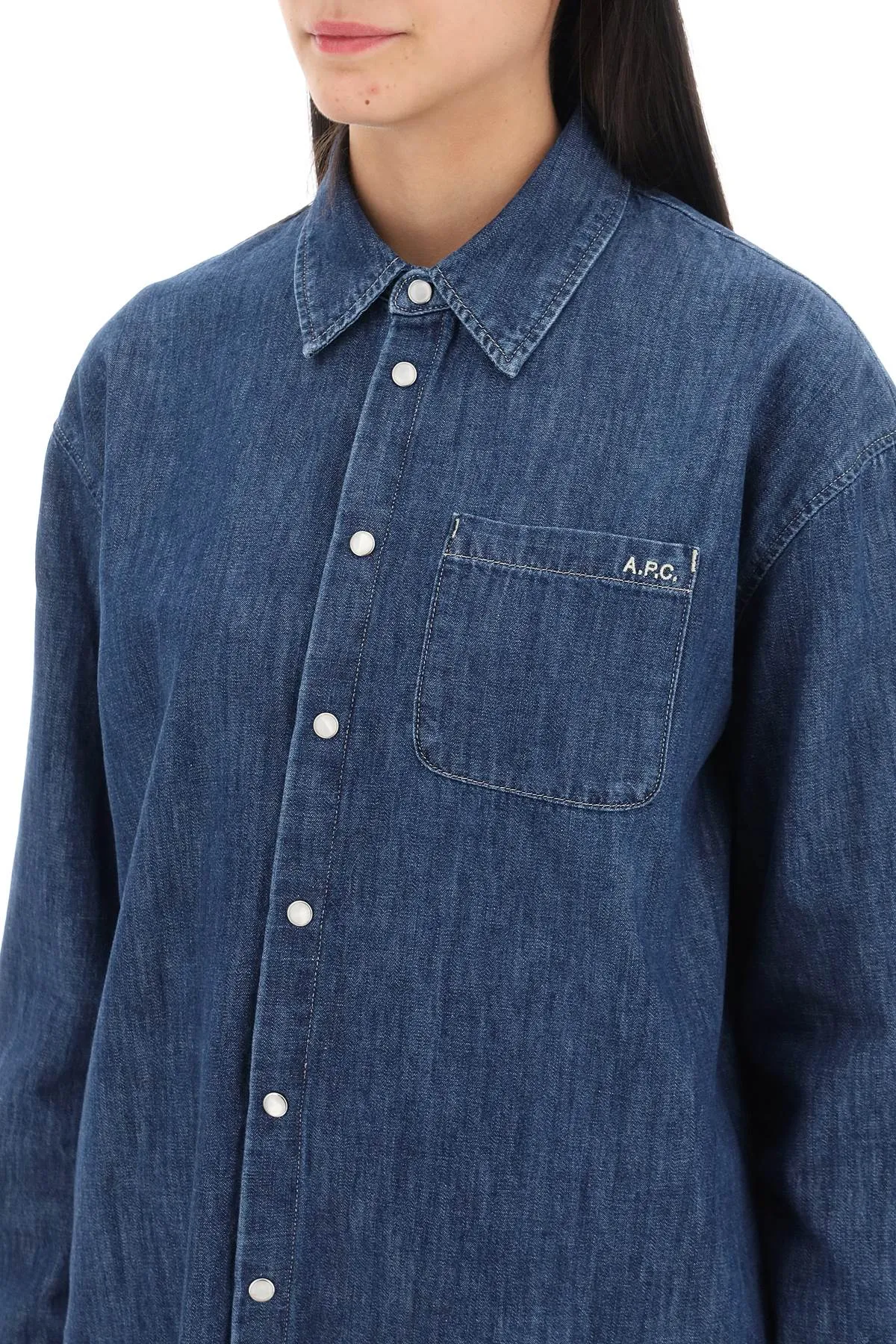 denim brodee boyfriend shirt