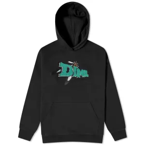 Dime Encino Chenille Hoodie, black