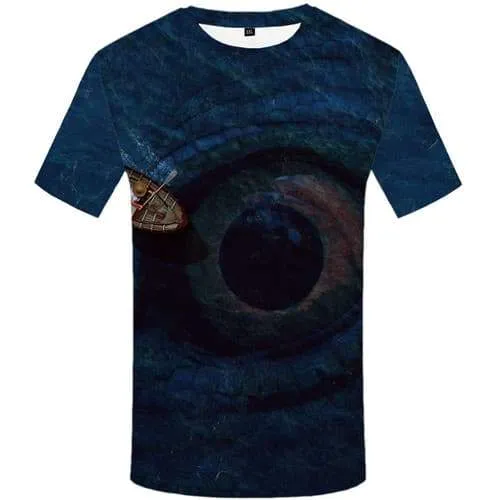 Eye T shirts Men Cartoon Tshirts Novelty Ocean T-shirts Graphic Abstract Tshirt Anime Harajuku Shirt Print Short Sleeve summer