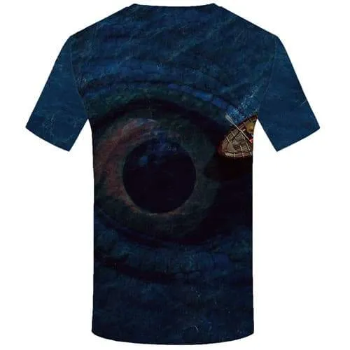 Eye T shirts Men Cartoon Tshirts Novelty Ocean T-shirts Graphic Abstract Tshirt Anime Harajuku Shirt Print Short Sleeve summer