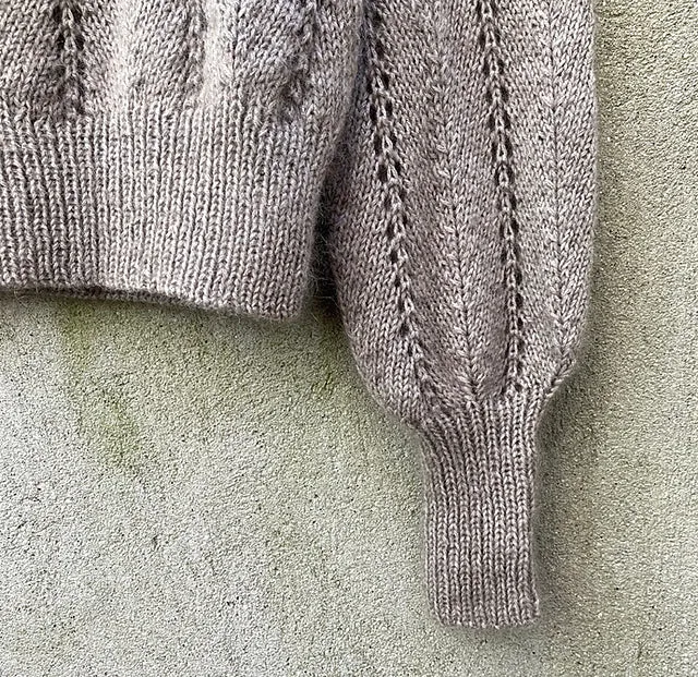 Fern Sweater pattern in French and English - Knitting for Olive