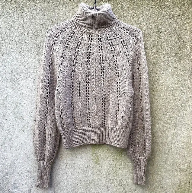 Fern Sweater pattern in French and English - Knitting for Olive