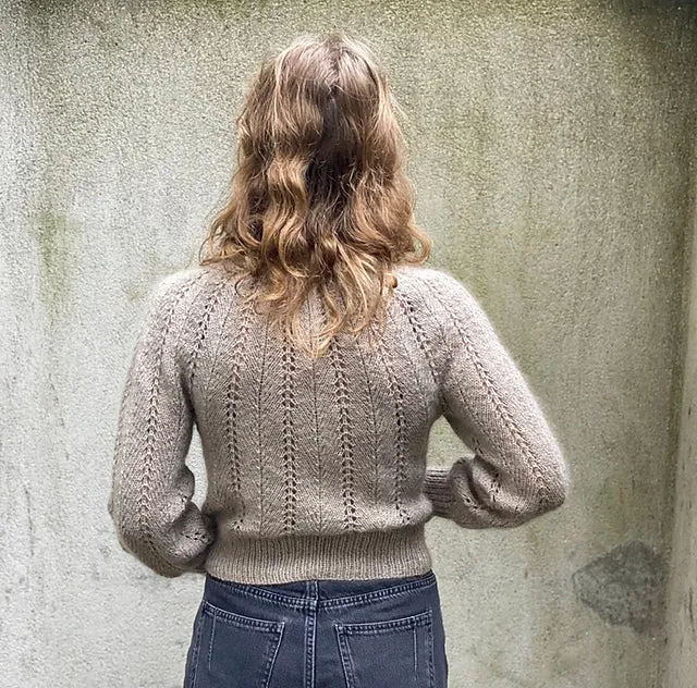Fern Sweater pattern in French and English - Knitting for Olive