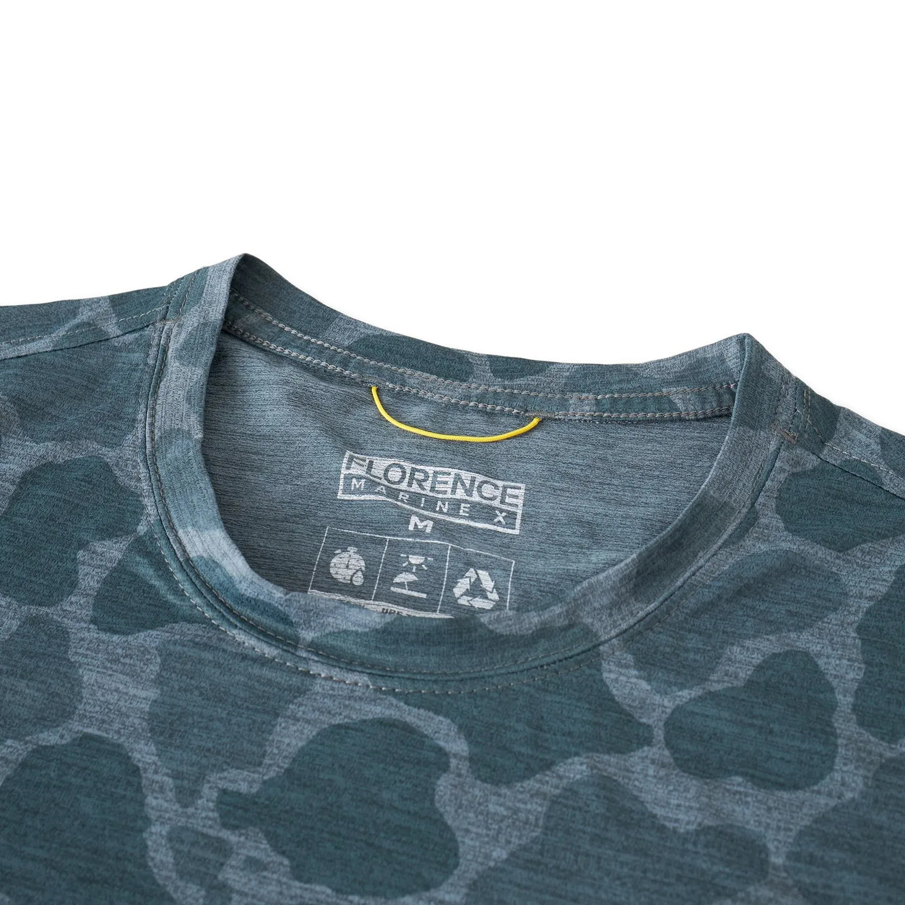 FLORENCE MARINE AIRTEX LONGSLEEVE SHIRT - HEATHER SEA BLUE