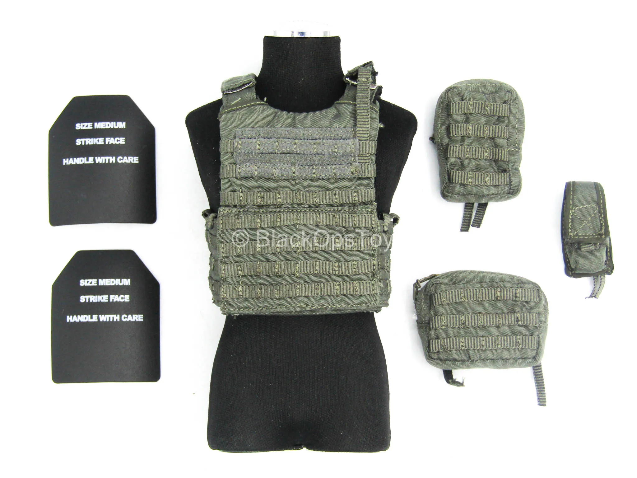 HKP CTRU - Wolf Grey Plate Carrier w/Pouch Set & Strike Plates