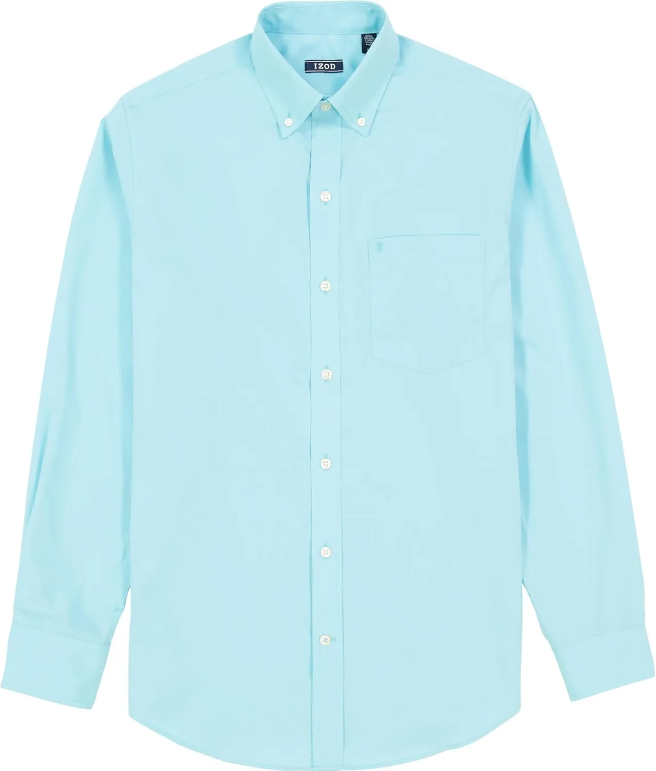 IZOD Men's Big and Tall Button Down Long Sleeve Stretch Performance Solid Shirt
