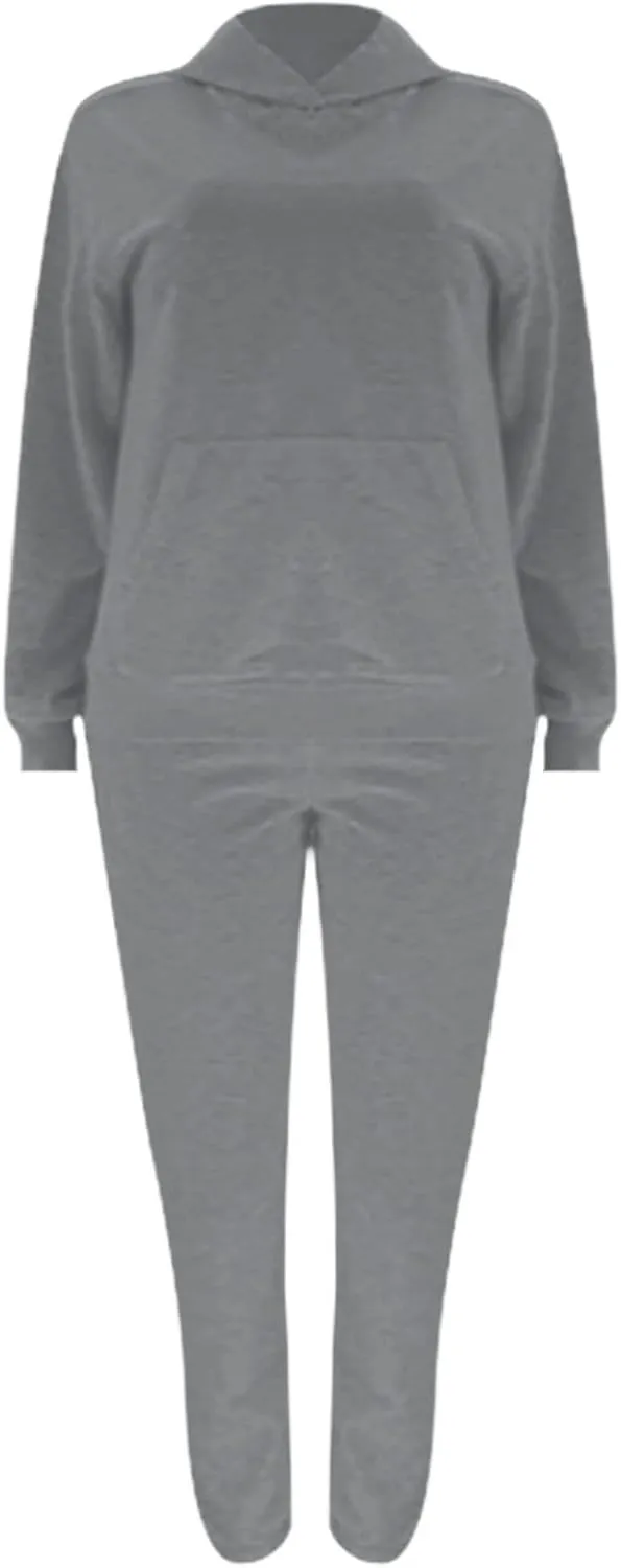 Jogger Sets for Women 2 Piece Lounge Sets Matching Sweat Outfits Oversized Hoodie Sweatsuits Comfy Joggers Tracksuit