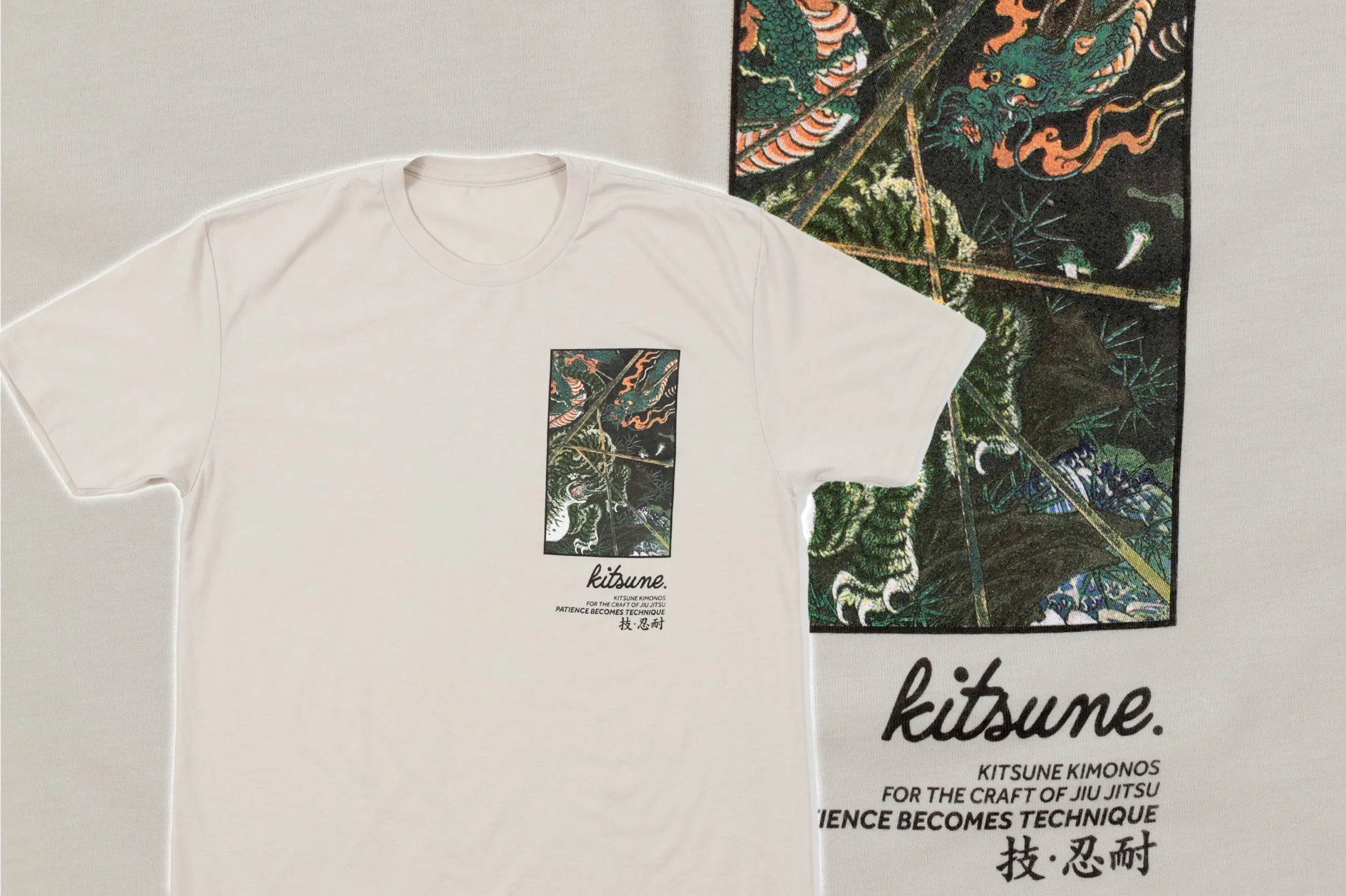 Kitsune BOX T-Shirt - Minimal Edition (Sueded Blend)