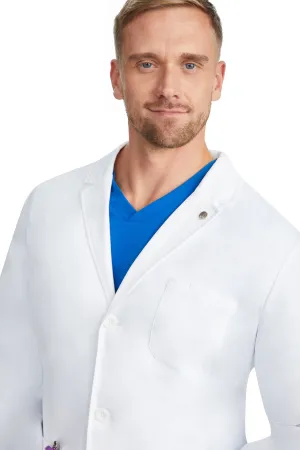 LUKE MEN LABCOAT-TheMinimalist by Healing Hands(White Coat) XXS-5XL/ WHITE