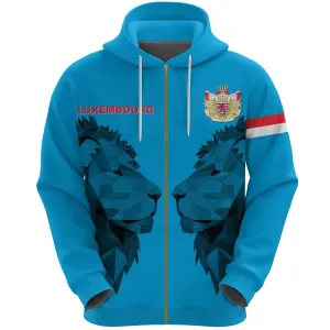 Luxembourg Zip-Up Hoodie - Double Lion K2