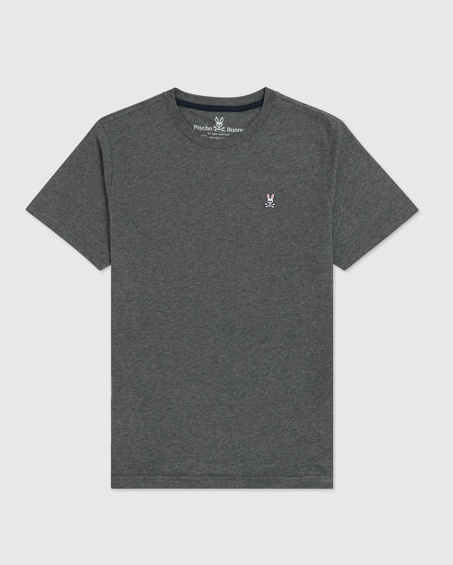 MENS CLASSIC GREY CREW NECK TEE - B6U014CRPC