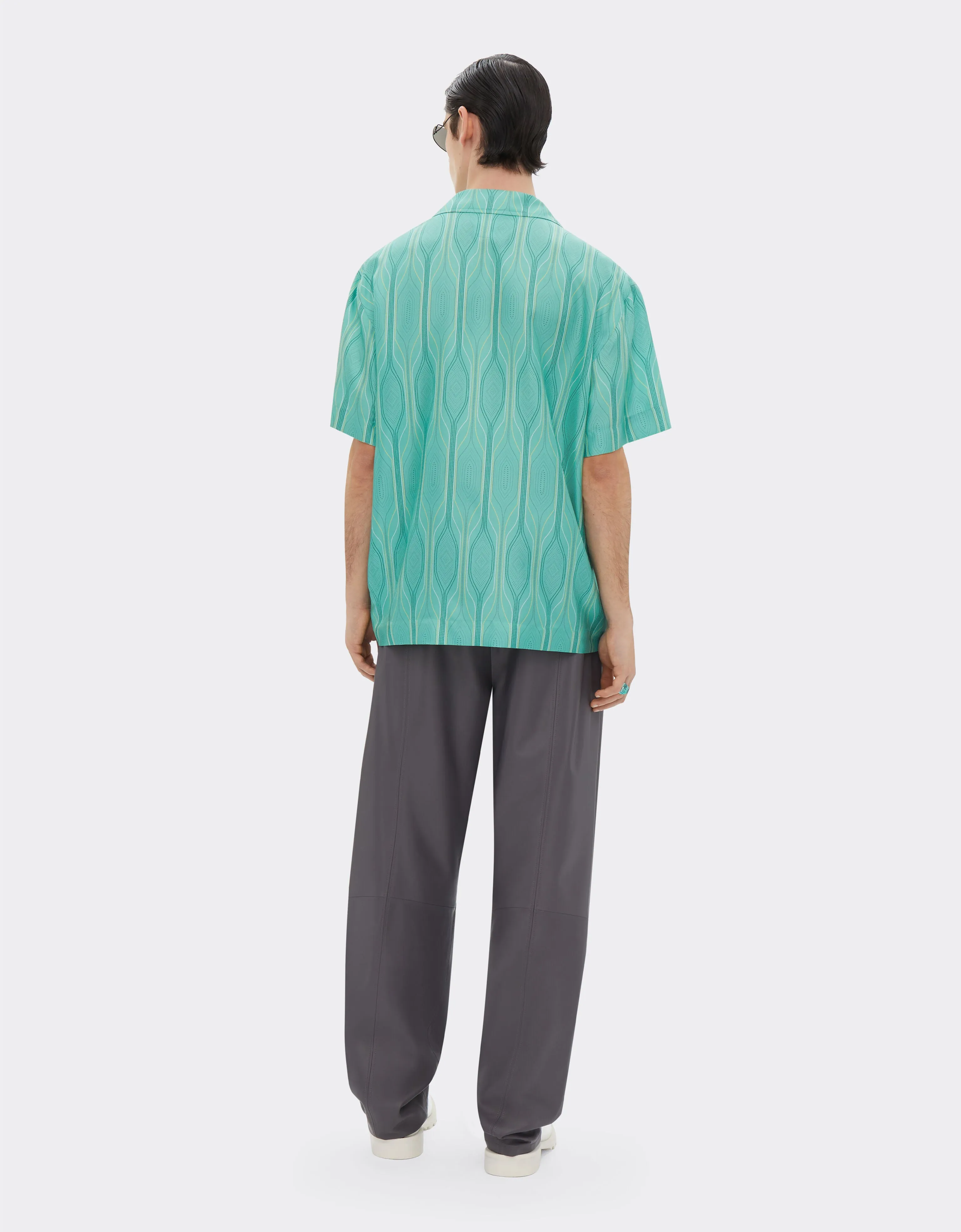 Miami Collection Short-Sleeved Shirt In Silk