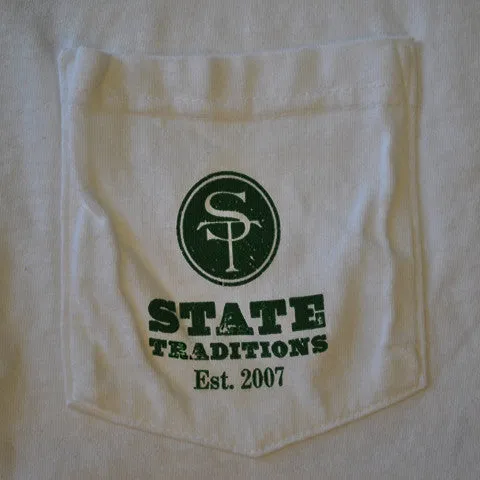 Michigan East Lansing Gameday T-Shirt White