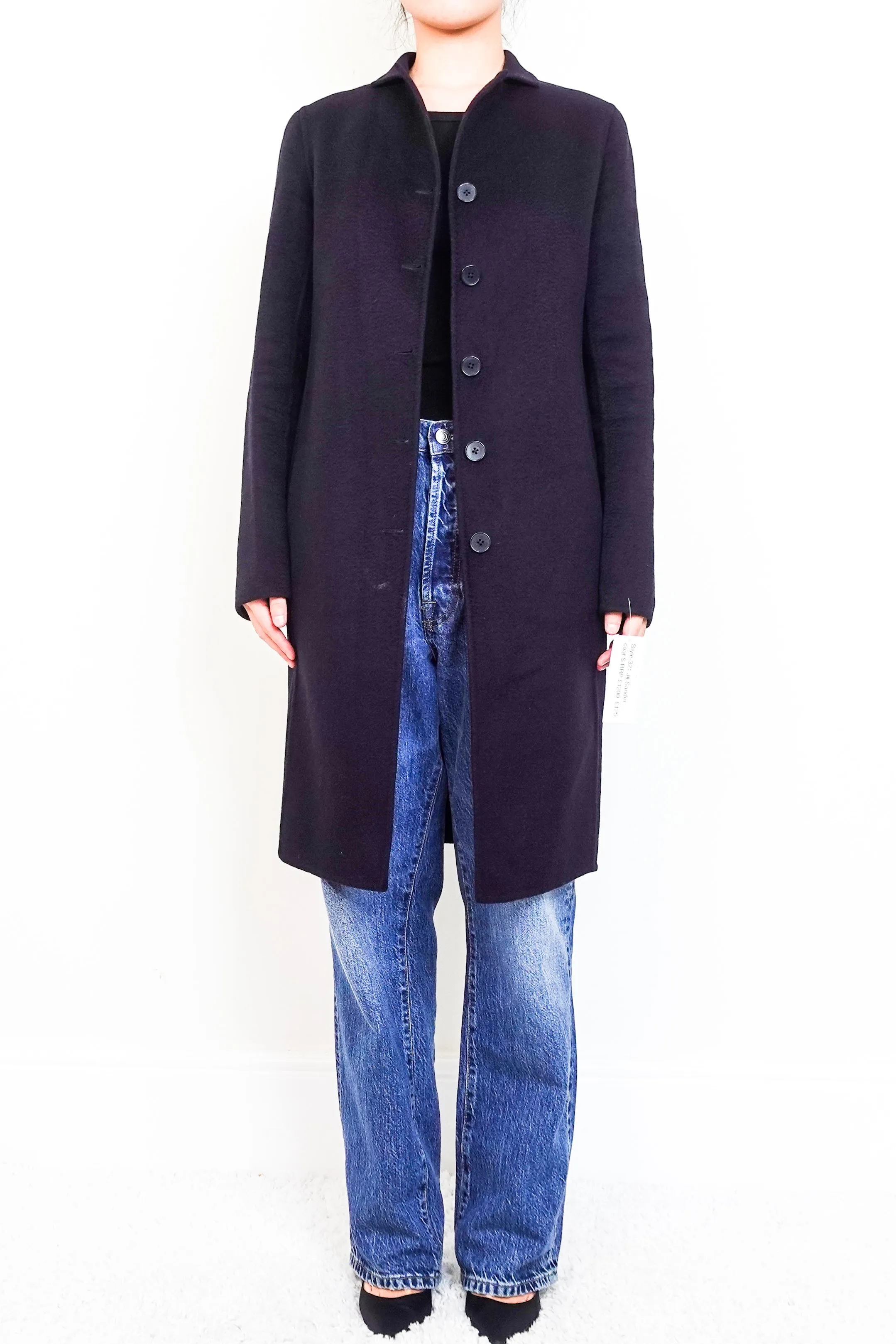 navy Midi coat RRP £3410