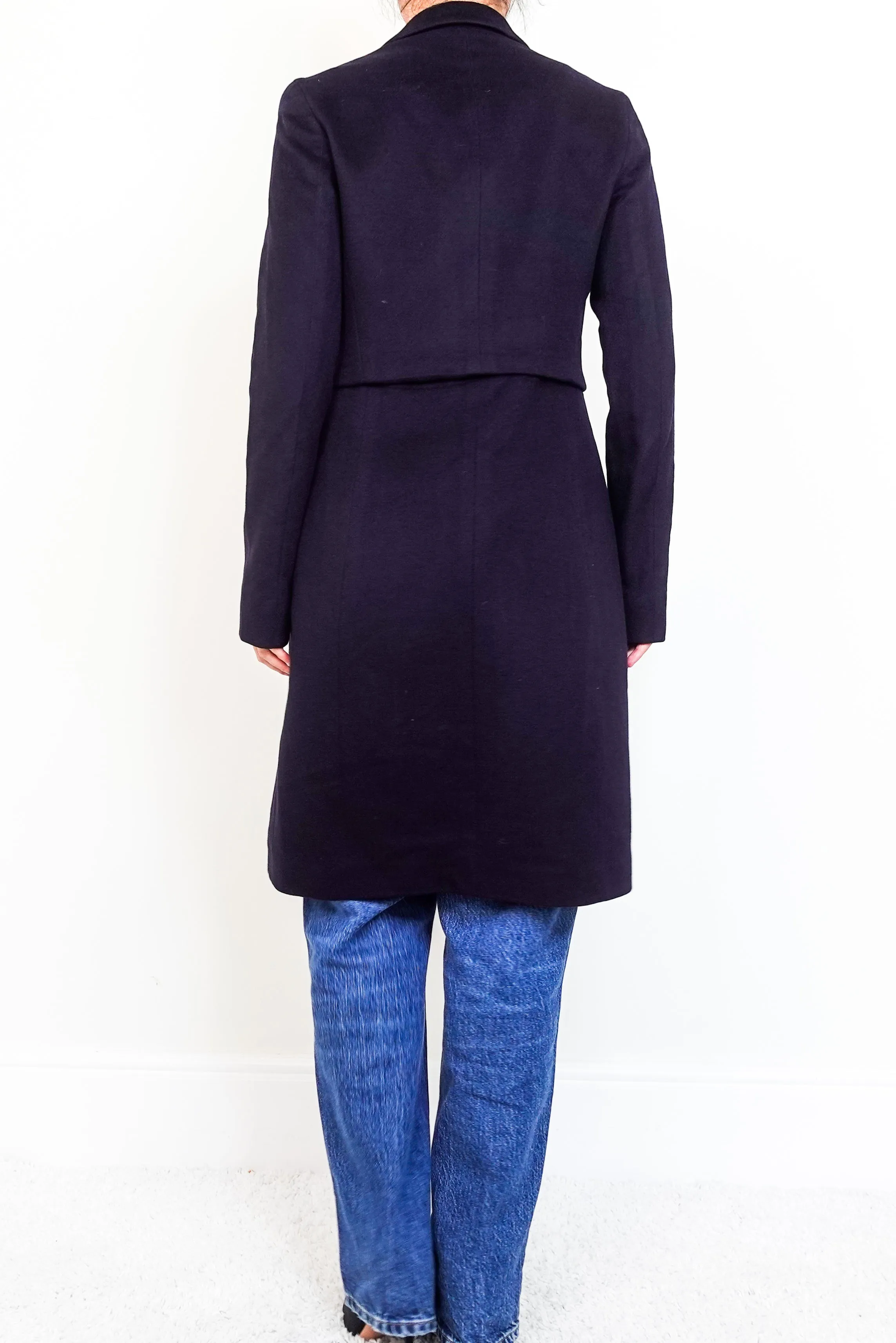 navy Midi coat RRP £3410