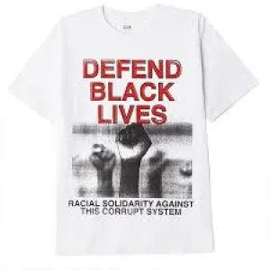 OBEY DEFEND BLACK LIVES 2 CLASSIC T-SHIRT // WHITE