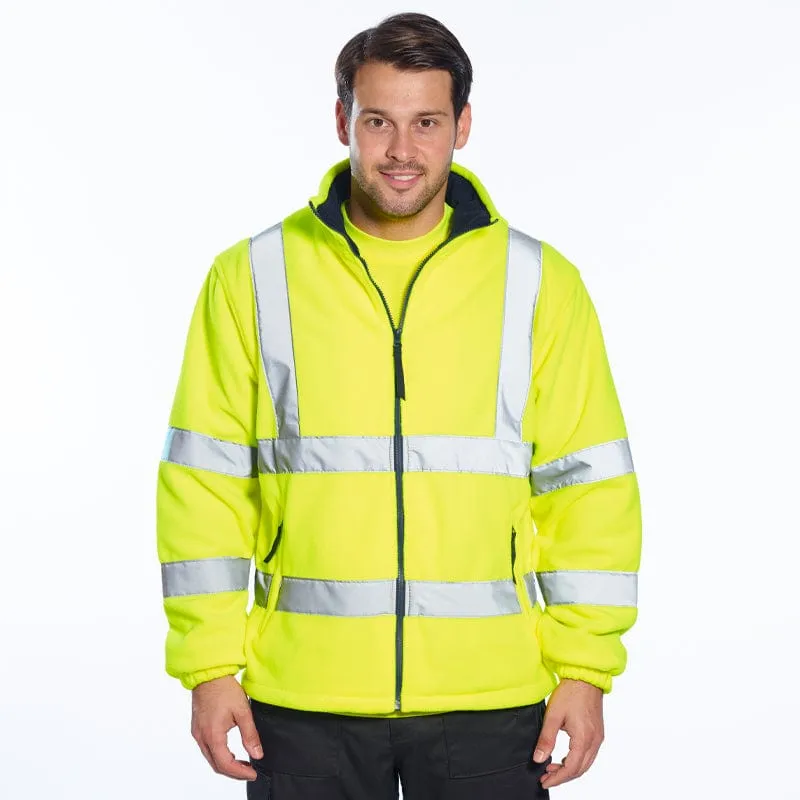 Portwest Hi Vis Mesh Lined Fleece F300