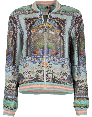 Printed Bomber Jacket