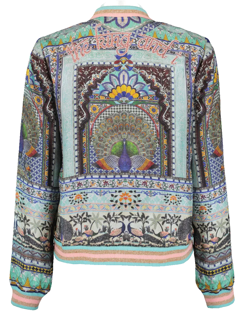 Printed Bomber Jacket