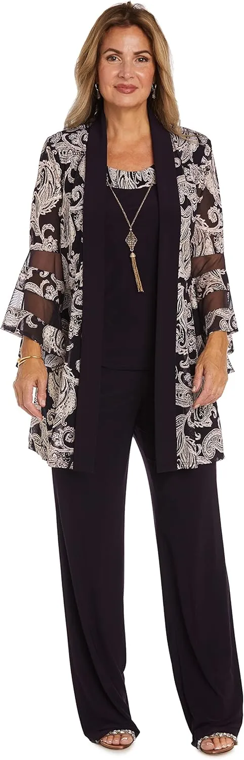R&M Richards Women's Pant Suit Set