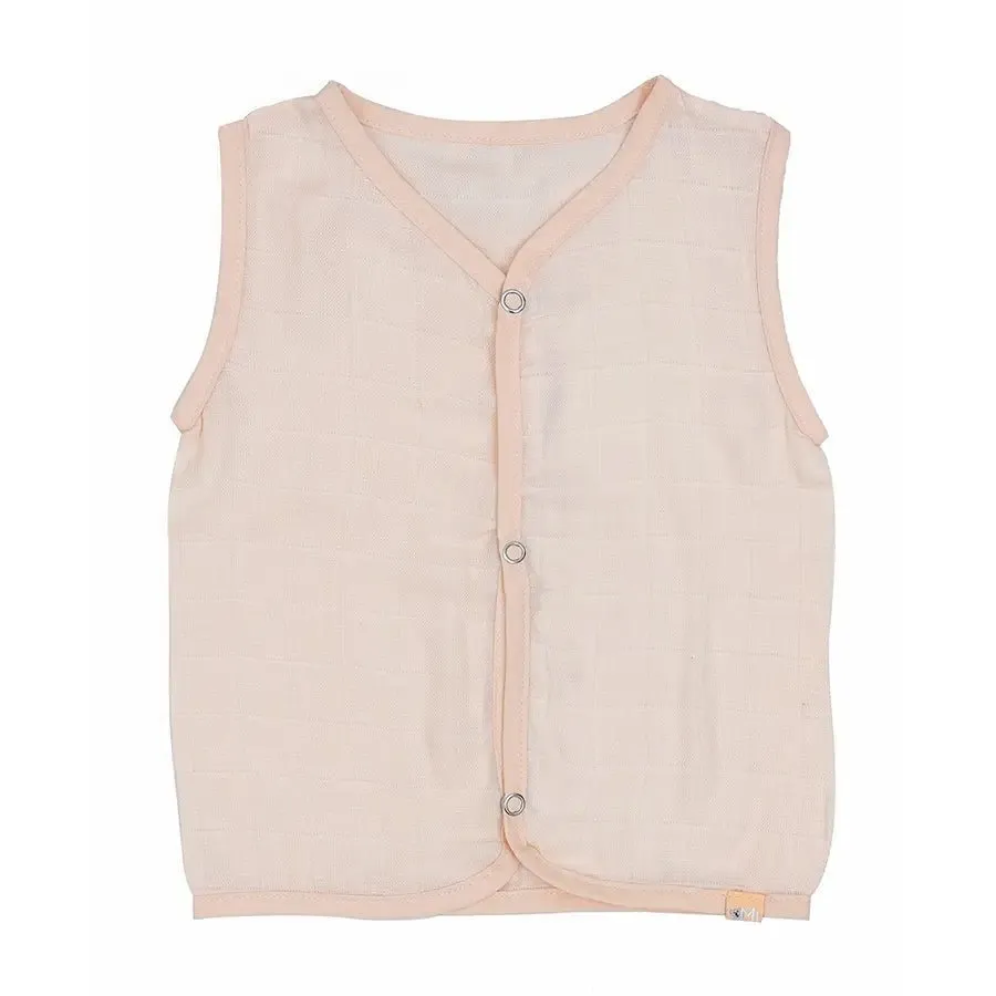 Showering Love Unisex Muslin Open Vest