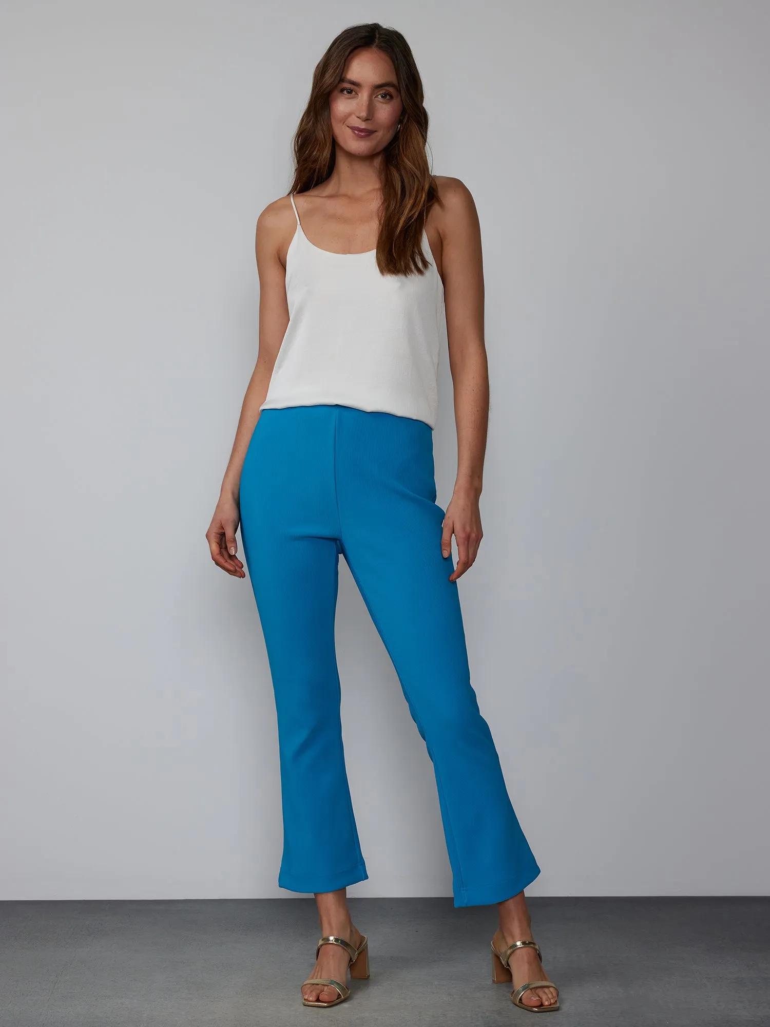 Slim Rib Knit Pant