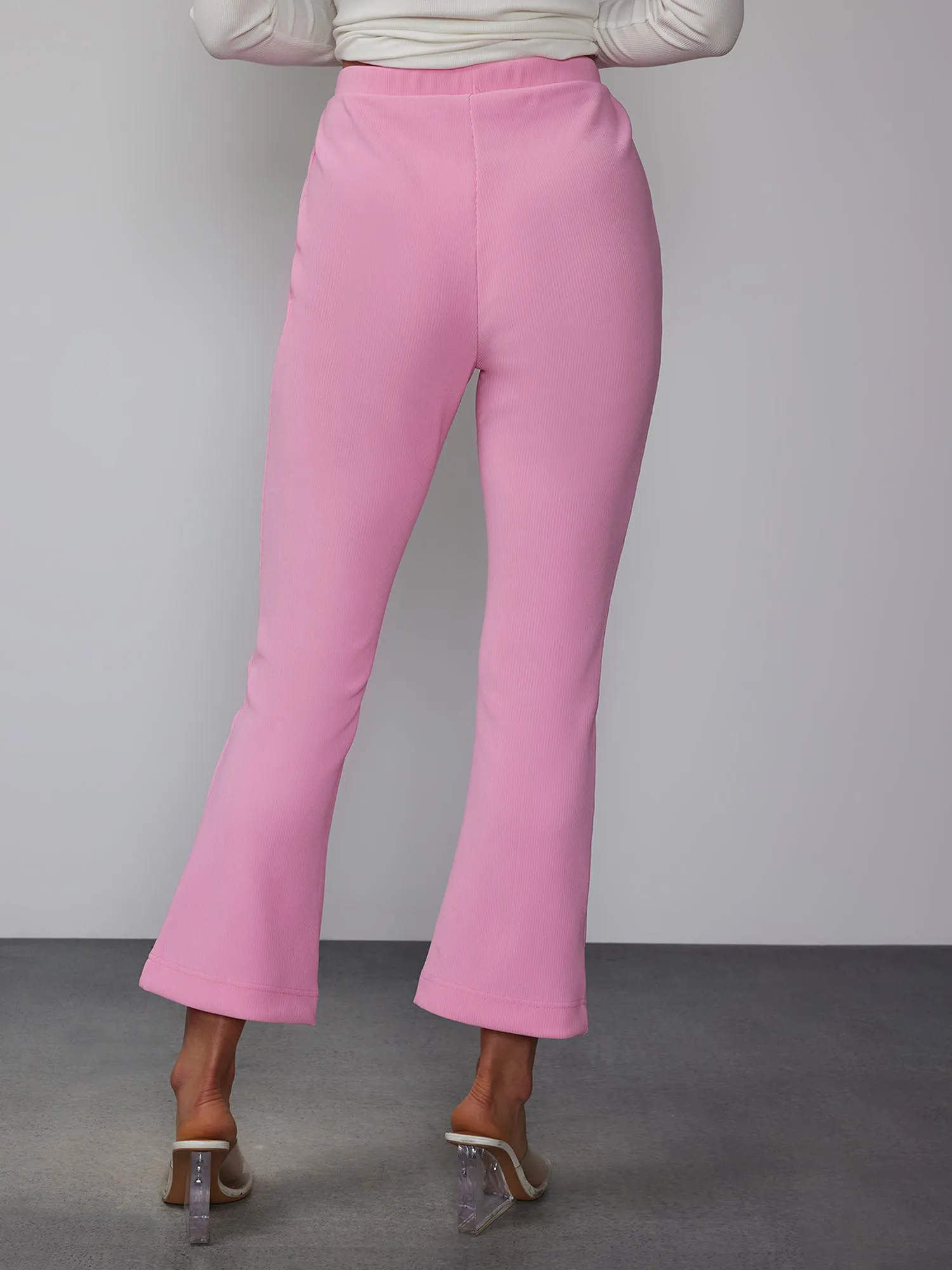 Slim Rib Knit Pant