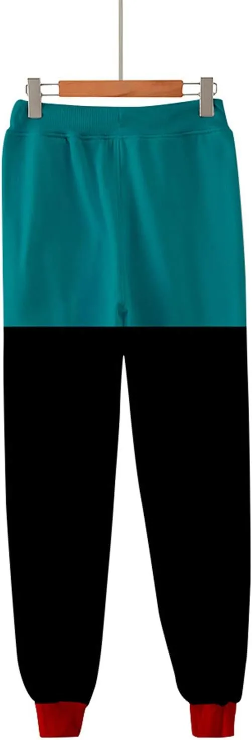 Unisex Adult Hoodie and Sweatpants Anime Cosplay Sweatshirt Pants Set Joggers
