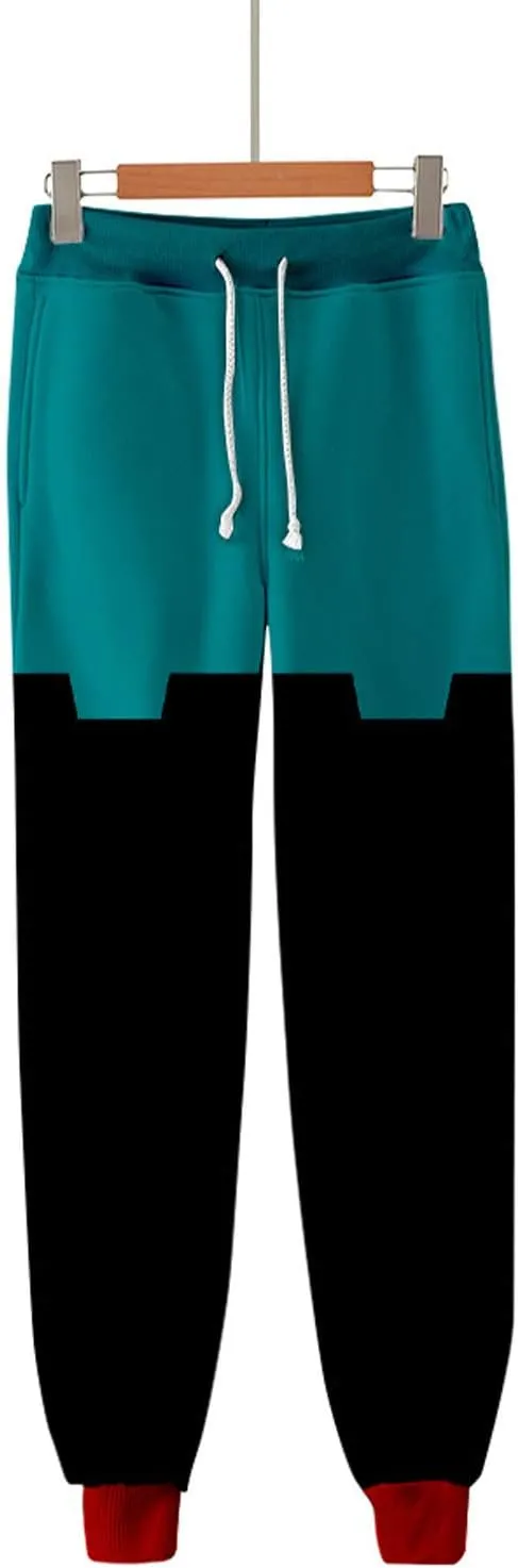 Unisex Adult Hoodie and Sweatpants Anime Cosplay Sweatshirt Pants Set Joggers