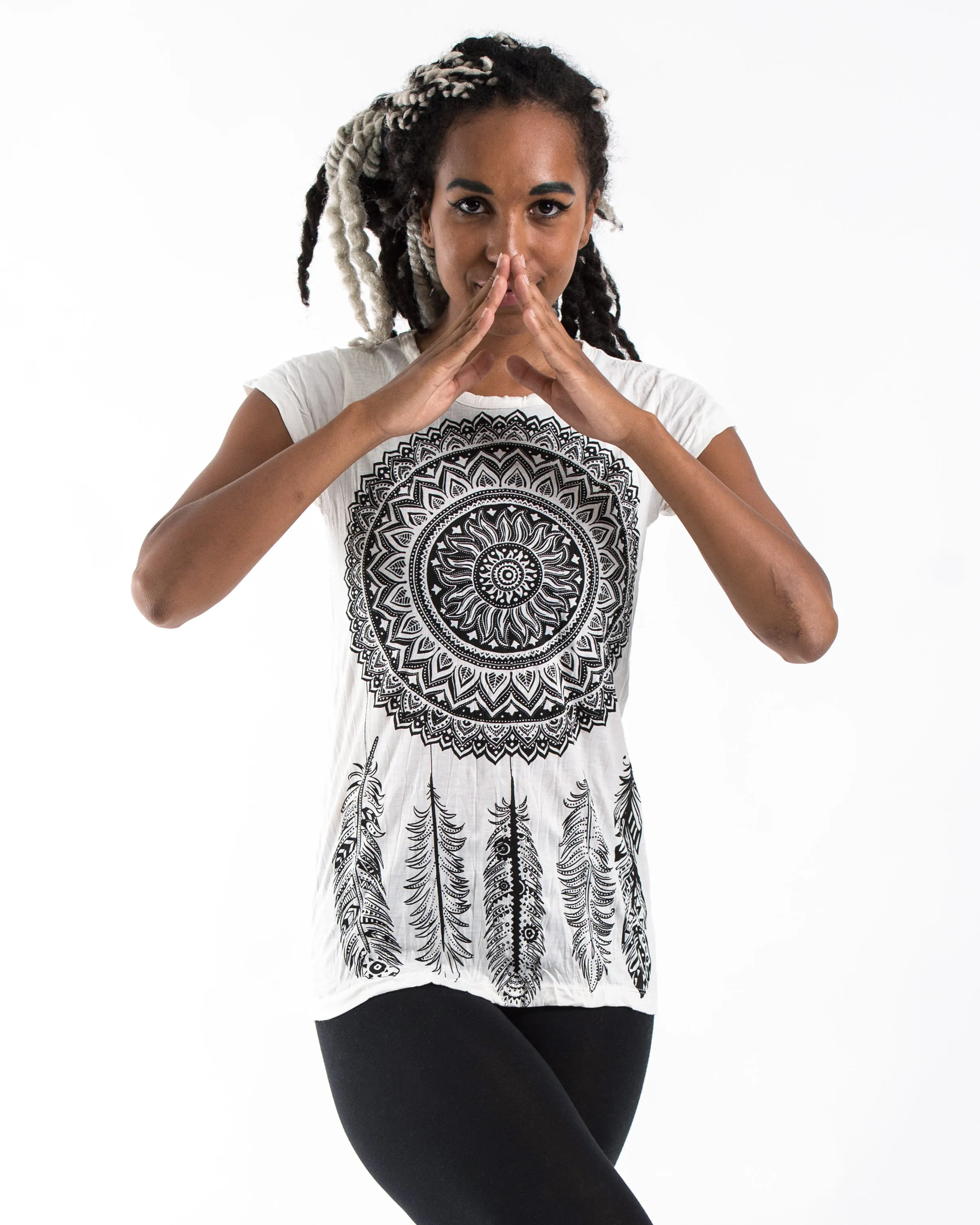 Womens Dreamcatcher T-Shirt in White