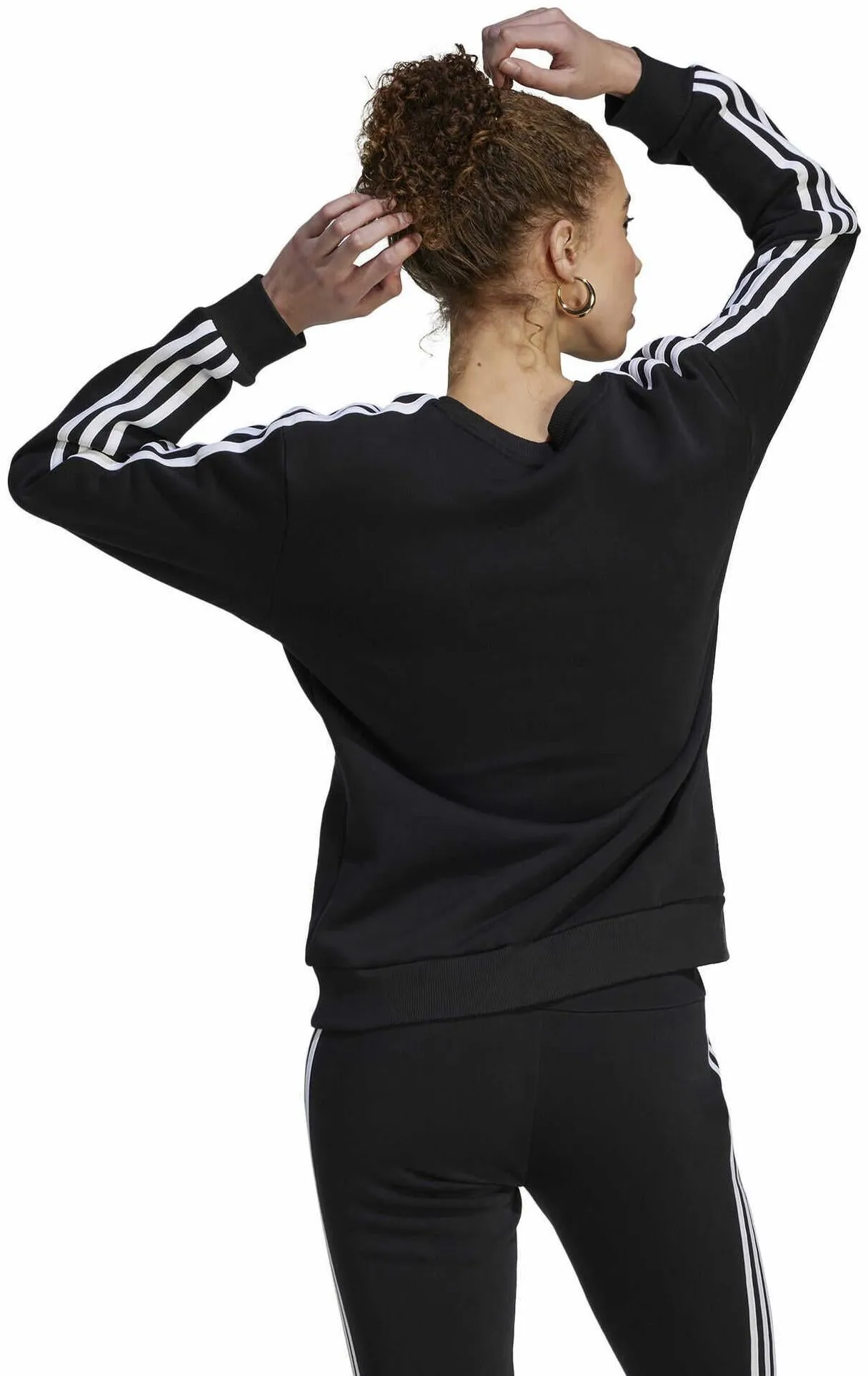 Women's Essentials 3-Stripes Fleece Sweatshirt