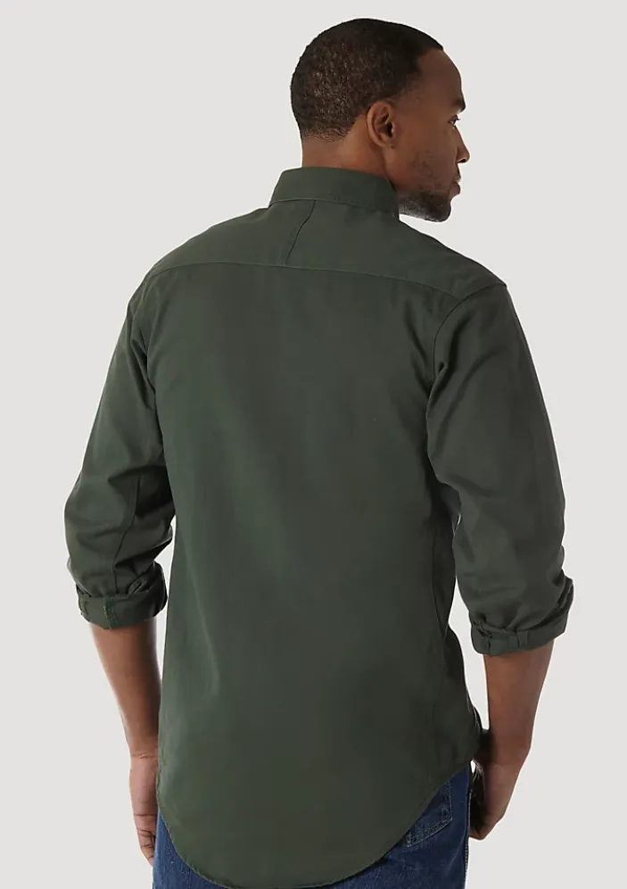 Wrangler Mens Riggs Cotton Twill Work Shirt Style 3W501FG