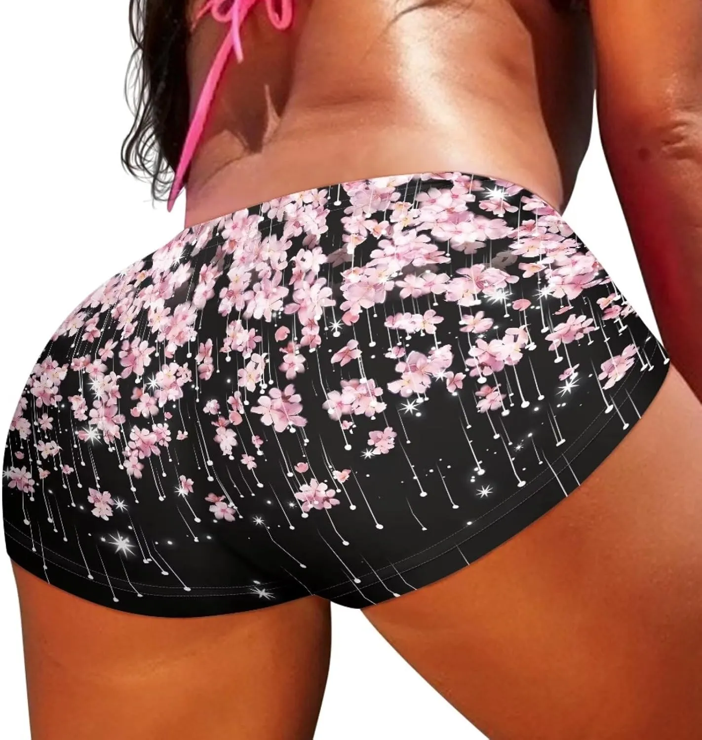 YEXIATODO High Waisted Hot Pants Sexy Shorts for Women Skiny-Friendly