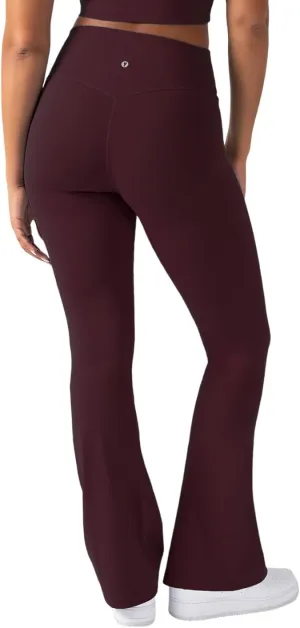 YITTY Active Women's UltraLuxe Kick Flare High Waist Legging, Athleisure, 4-Way-Stretch
